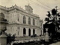 Palacio de la Exposición Nacional de Lima en la década del 20 del siglo XX
