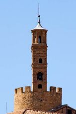Torre y antepecho del coro del Convento de Nuestra Señora de la Concepción, Tarazona.