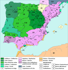 Idioma Celtíbero. Lugares con topónimos en -briga