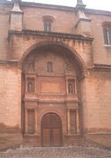 Puerta Renacentista de la Iglesia de San Blas, de la Escuela de Andrés de Vandelvira.