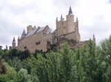 Alcázar de Segovia, vista norte.