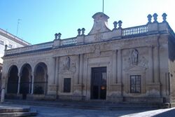 Fachada del Antiguo Ayuntamiento de Jerez de la Frontera, fechada en 1575.