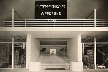 Pabellón de la asociación en la Werkbundausstellung Wien de 1930