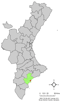 Archivo:Localització de Sant Joan d'Alacant respecte el País Valencià.png