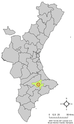 Archivo:Localització de Benillup respecte el País Valencià.png