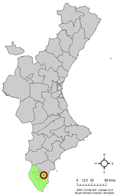 Archivo:Localització de Daia Vella respecte al País Valencià.png