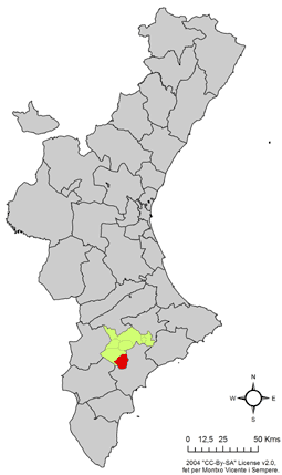 Archivo:Localització de Tibi respecte el País Valencià.png