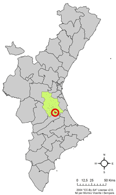 Archivo:Localització de la Pobla Llarga respecte del País Valencià.png