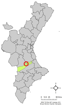Archivo:Localització de Cerdà respecte del País Valencià.png