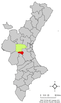 Archivo:Localització de Dosaigües respecte del País Valencià.png