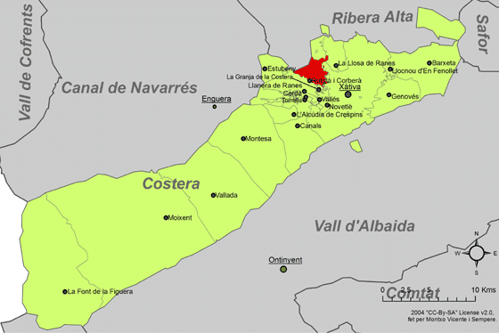 Archivo:Localització de Rotglà i Corberà respecte a la Costera.png