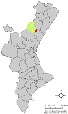 Localització de Fanzara respecte del País Valencià.png