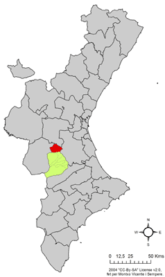 Archivo:Localització de Millars respecte del País Valencià.png
