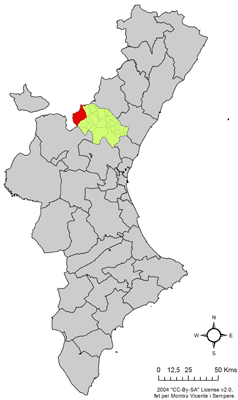 Archivo:Localització del Toro respecte del País Valencià.png