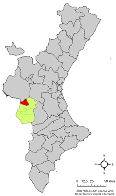 Archivo:Localització de Cofrents respecte del País Valencià.png