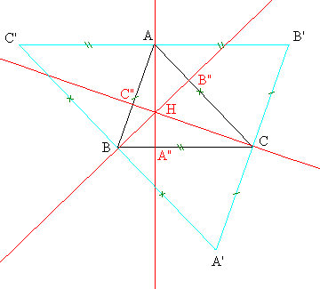 alturas de un triángulo