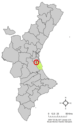 Localització d'Almussafes respecte del País Valencià.png