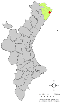 Archivo:Localització de Benicarló respecte del País Valencià.png