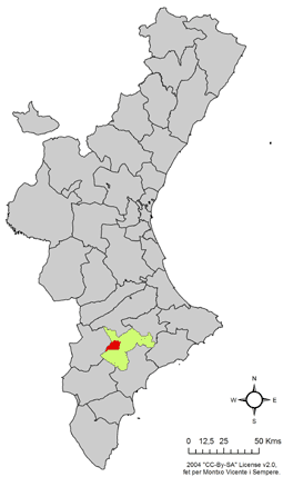 Archivo:Localització d'Onil respecte el País Valencià.png