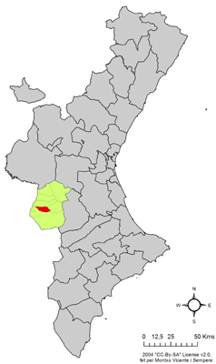 Localització de Zarra respecte del País Valencià.png
