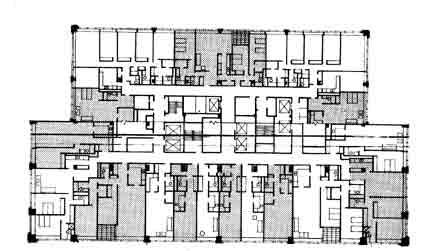 Archivo:John Hancock Center.planta tipo apartamentos.jpg