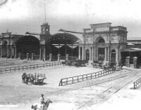 Estación Central a fines del siglo XIX.