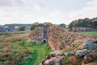 Antiguo castillo de Bolingbroke, hoy en ruinas