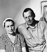 Alvar Aalto con su esposa Aino