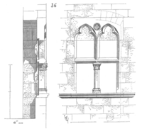 ajimez del Diccionario razonado de la arquitectura francesa de los siglos XI al XVI (1856) de Eugène Viollet-le-Duc.