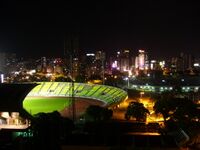 Vista Nocturna de los Estadios de la UCV