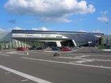 Edificio central de la fábrica de BMW en Leipzig (2005)