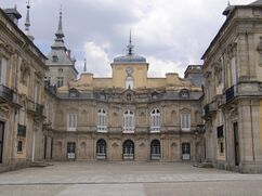 Portada del Palacio Real de La Granja de San Ildefonso