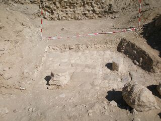 año 2007, Excavación arqueológica en el patio de armas