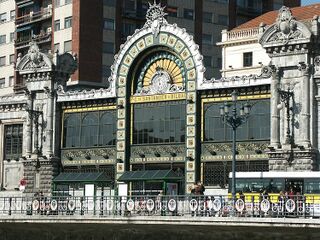 Exterior de la Estación Bilbao-Concordia.