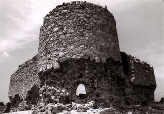 Castillo de La Alameda, en una imagen de 1988.