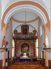 Interior Ermita San Pío V de Adamuz