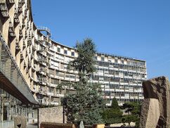 Sede de la UNESCO en París, Francia. (1953-1958) con Pier Luigi Nervi y Bernard Zehrfuss.