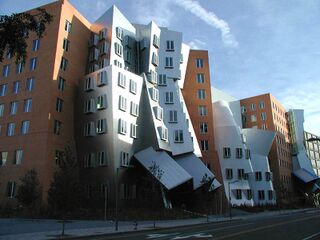 Stata Center, MIT, de aspecto improvisado.