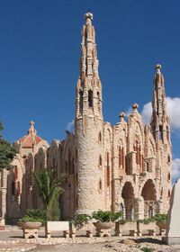 Vista del Santuario de Santa María Magdalena