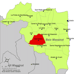 Localització de Sant Mateu respecte del Baix Maestrat.png