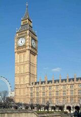 Torre del reloj del palacio de Westminster.(1836-52)