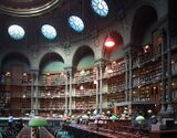 Sala de lectura de la Biblioteca Nacional de Francia, Rue Richelieu, París (1862-1868)