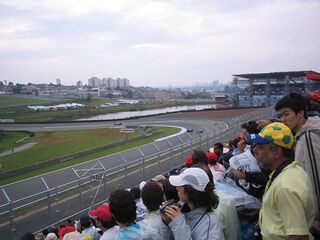 Autódromo José Carlos Pace visto desde una tribuna