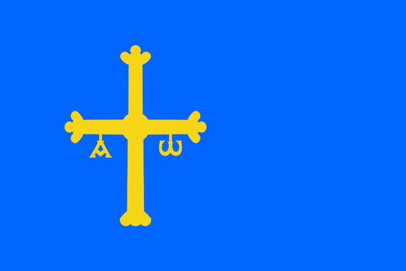 Archivo:Flag of Asturias.svg