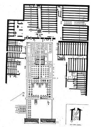 Ramesseum plan by James E. Quibell.jpg