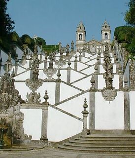 Escaleras e iglesia del Bom Jesus do Monte.