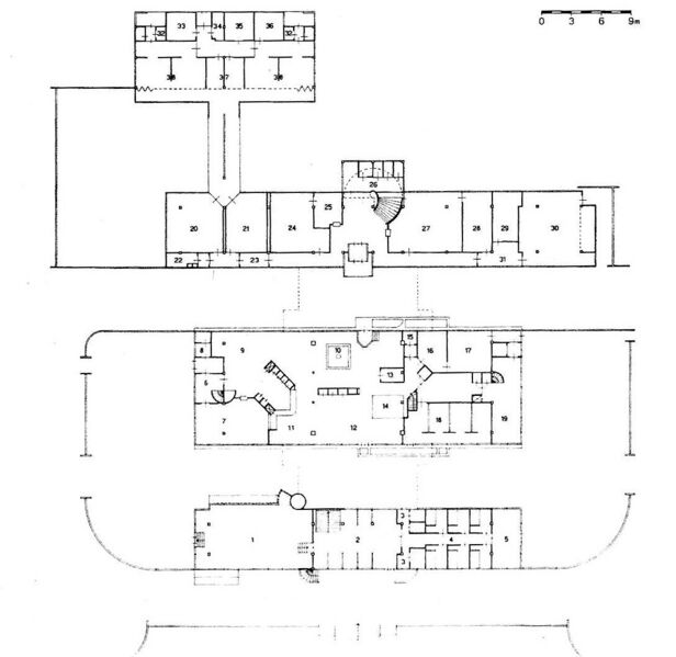 Archivo:Duiker y Bijvoet.Sanatorio Zonnestraal.Planos1.jpg