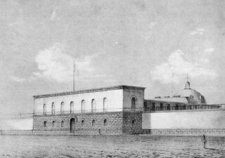 Dibujo de la penitenciaría de Lima.