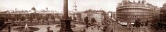 Trafalgar Square, en 1908.