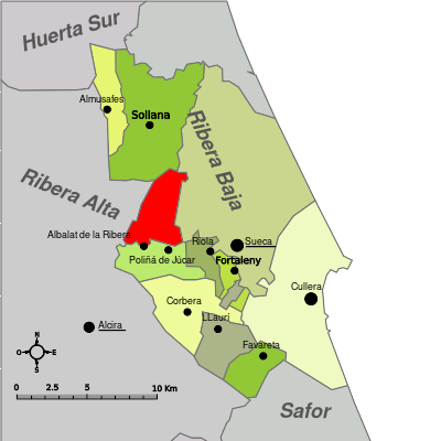 Archivo:Albalat de la Ribera-Mapa de la Ribera Baja.svg